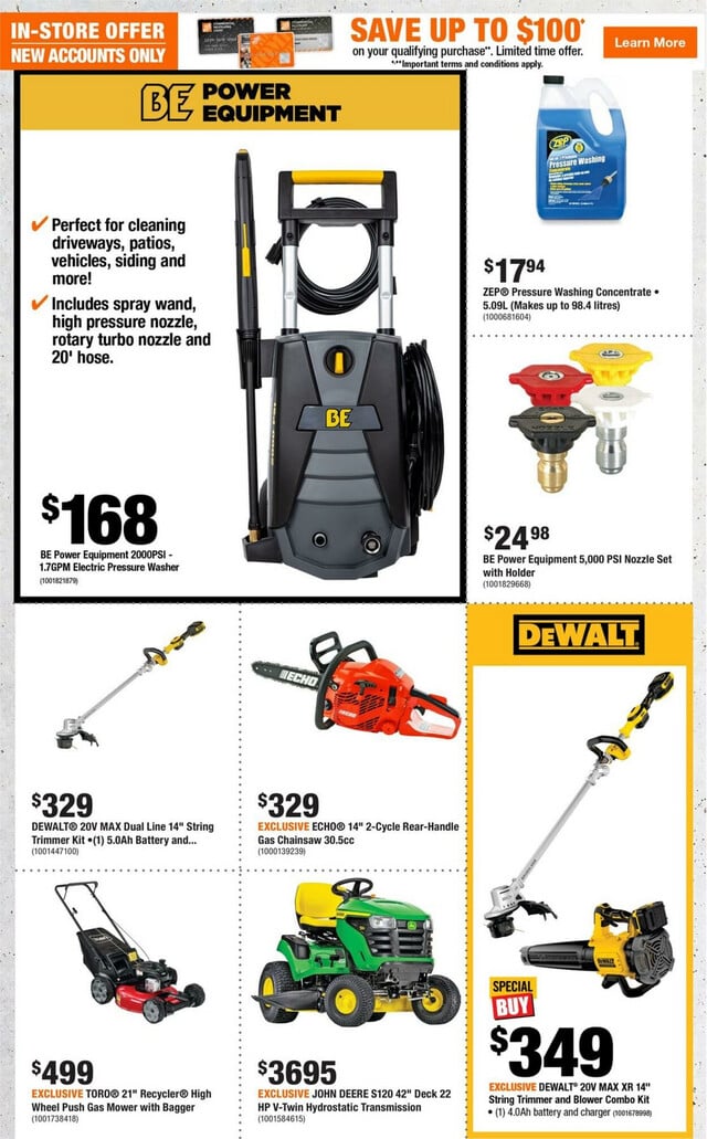 Home Depot Flyer from 05/09/2024
