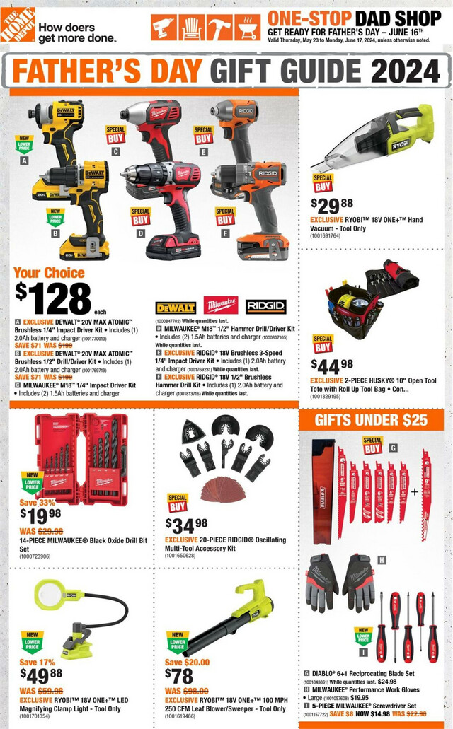 Home Depot Flyer from 05/23/2024