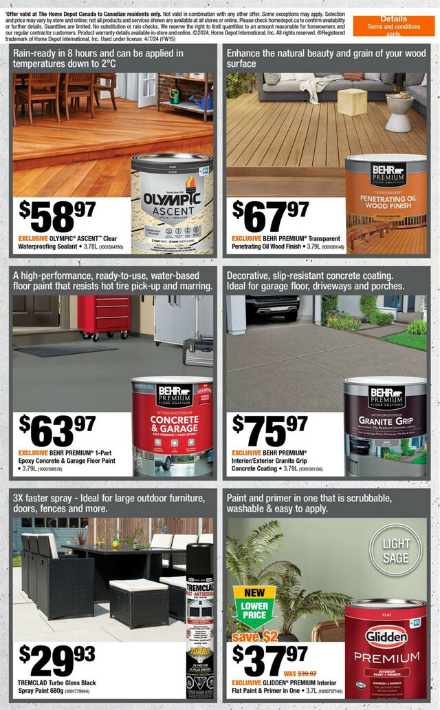 Home Depot Flyer from 05/30/2024