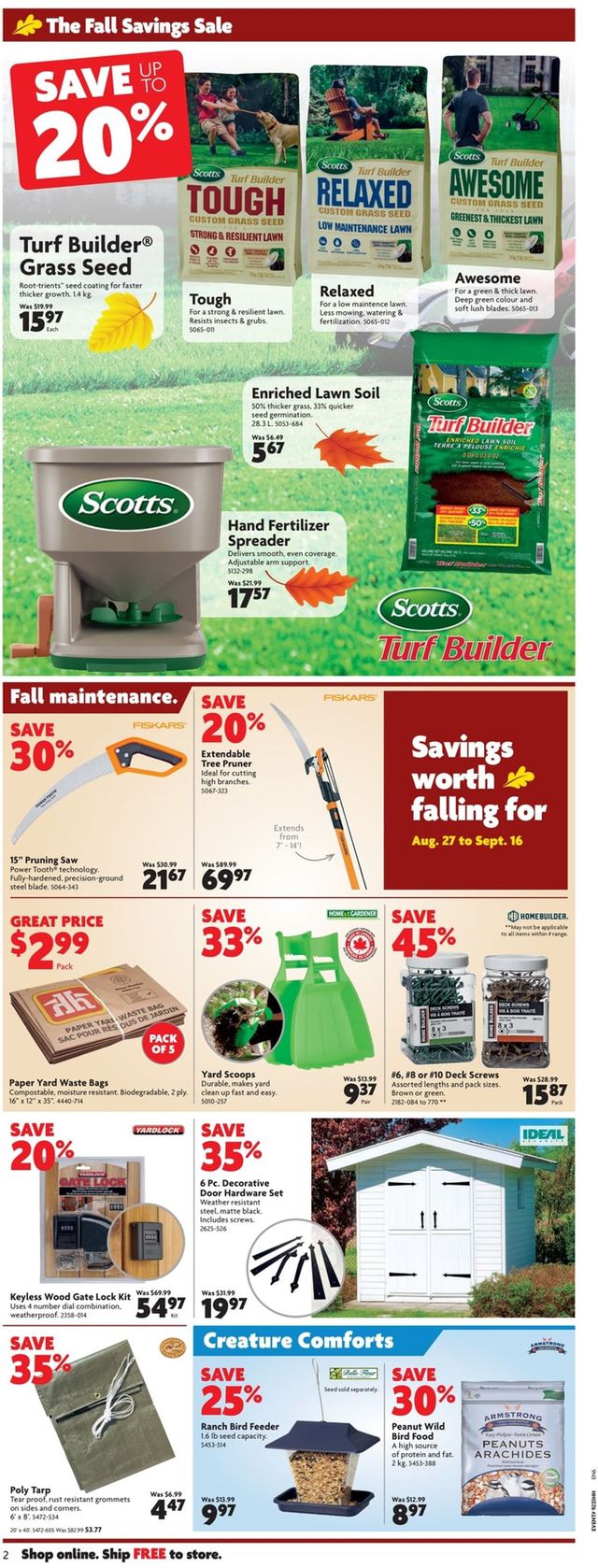 Home Hardware Flyer from 09/10/2020