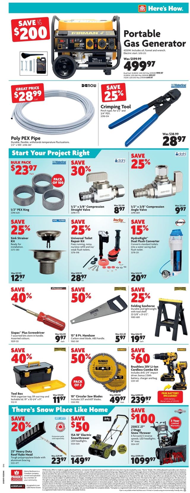 Home Hardware Flyer from 01/21/2021