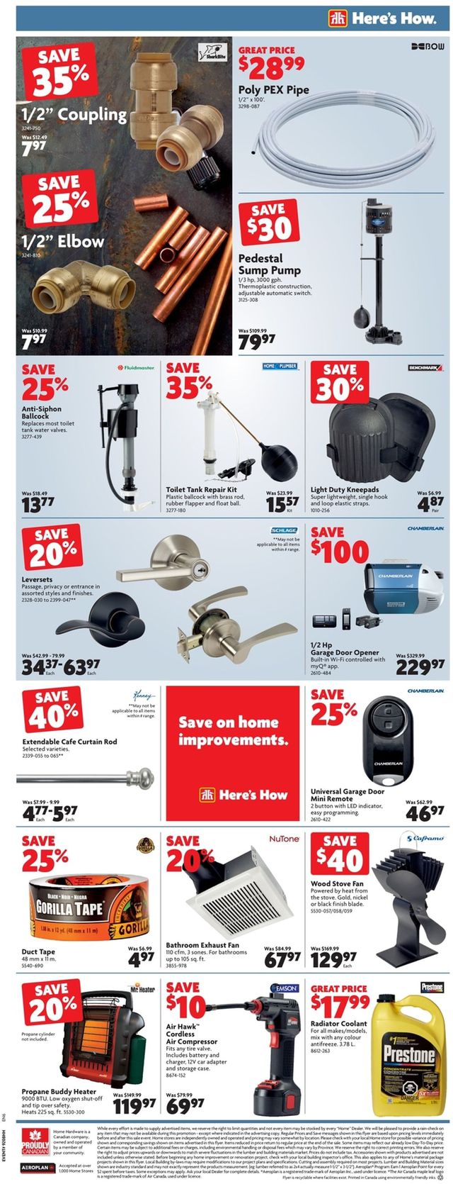 Home Hardware Flyer from 02/25/2021