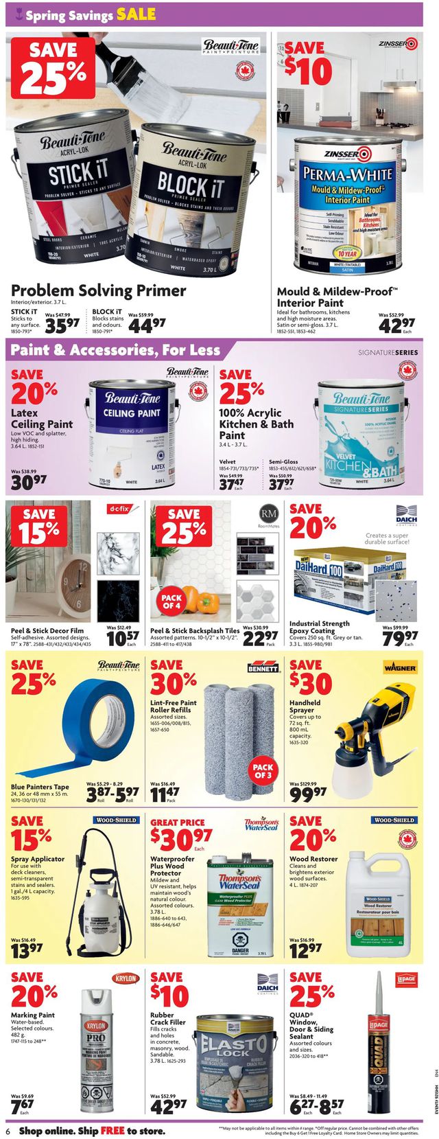 Home Hardware Flyer from 04/15/2021