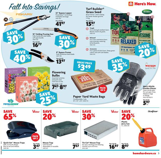 Home Hardware Flyer from 09/23/2021