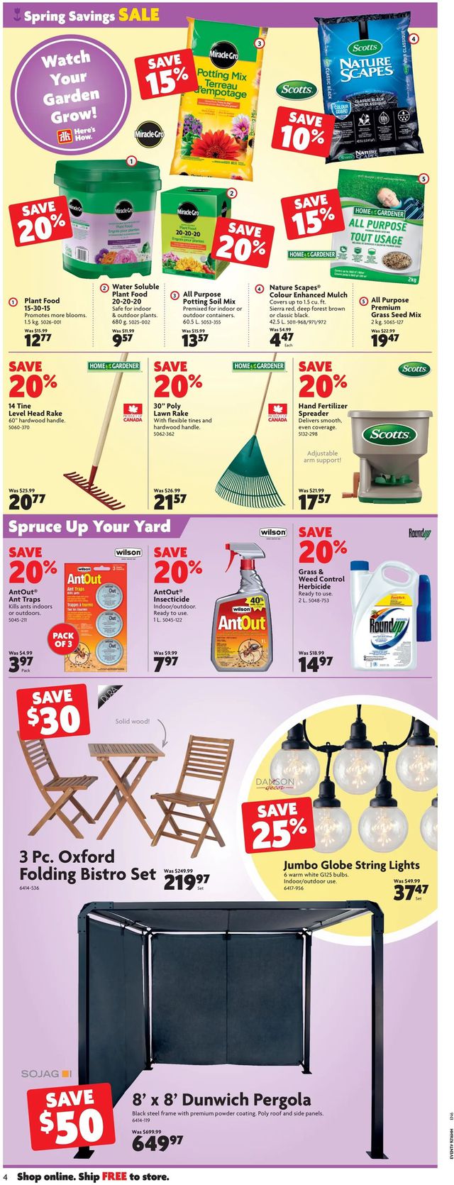 Home Hardware Flyer from 04/14/2022