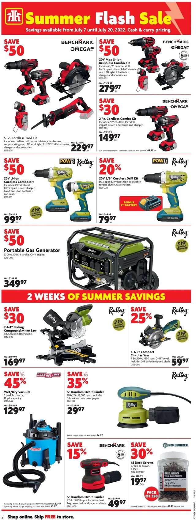Home Hardware Flyer from 07/07/2022