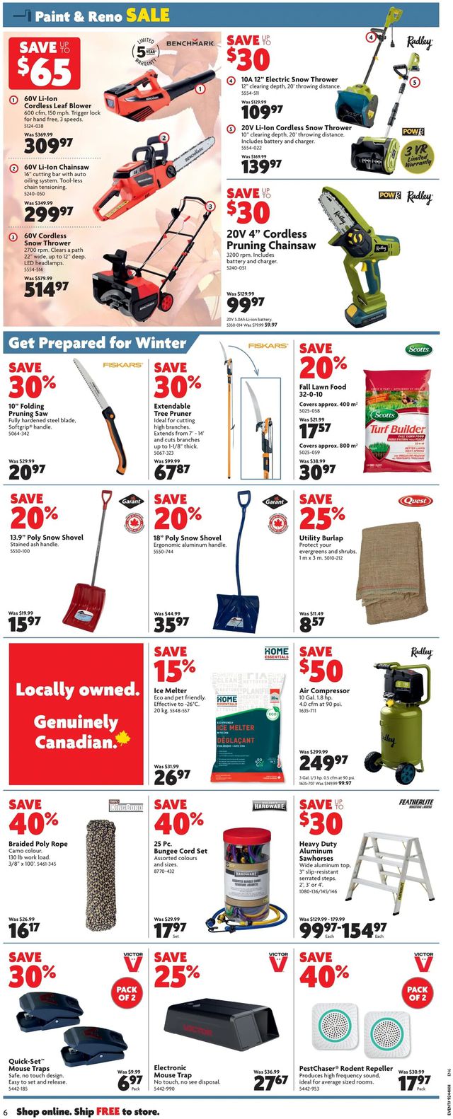 Home Hardware Flyer from 10/27/2022