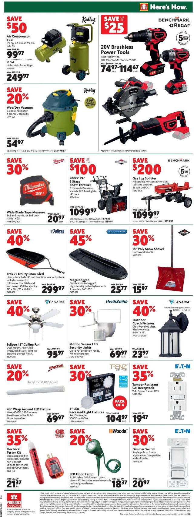 Home Hardware Flyer from 11/17/2022