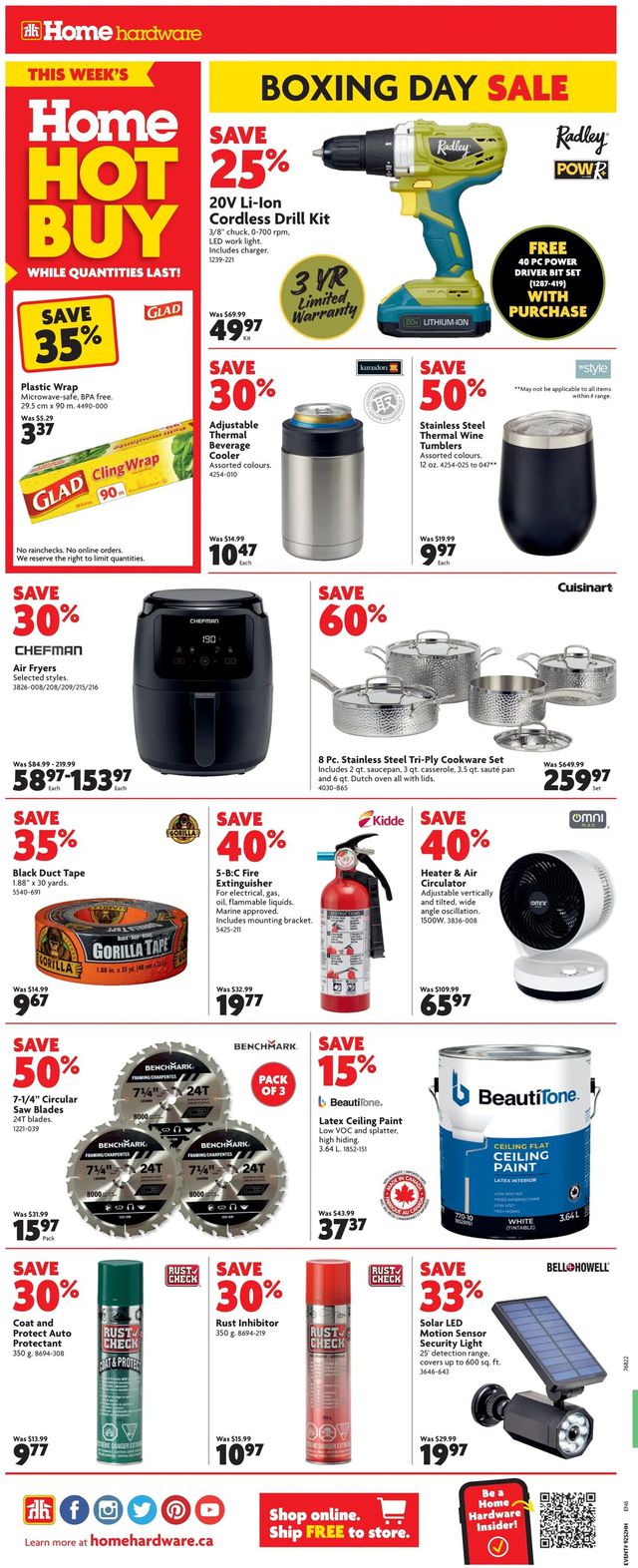 Home Hardware Flyer from 12/22/2022