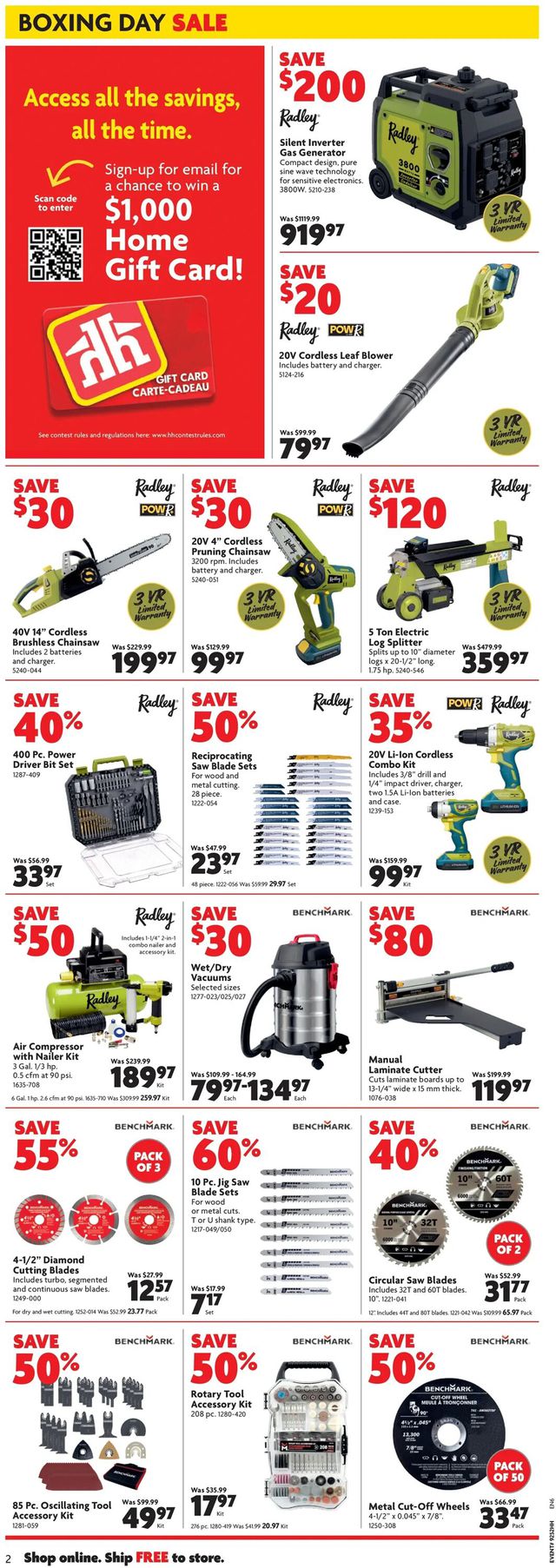 Home Hardware Flyer from 12/22/2022