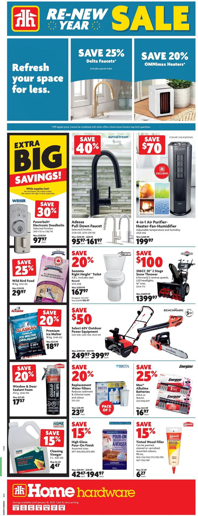 Home Hardware Flyer from 01/12/2023