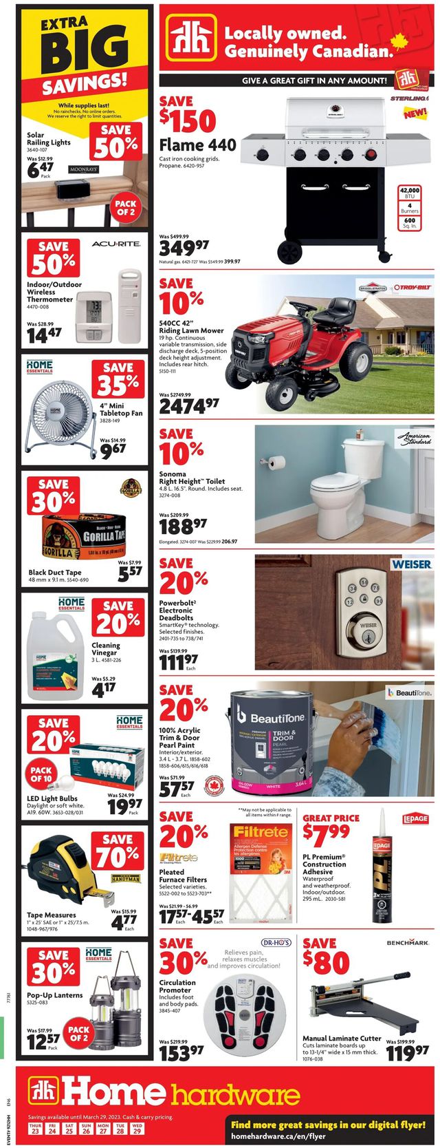 Home Hardware Flyer from 03/23/2023