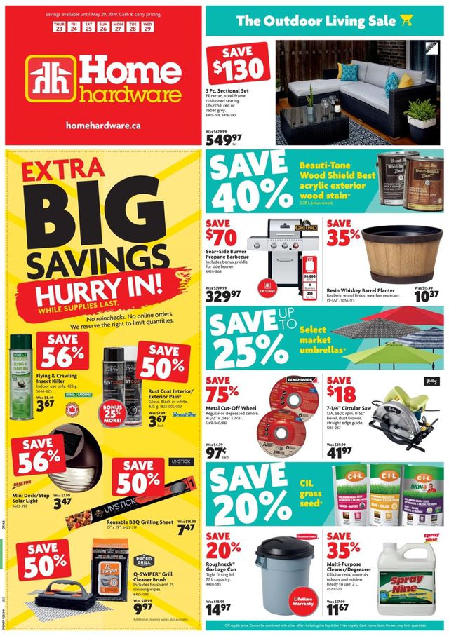 Home Hardware Flyer from 05/23/2019