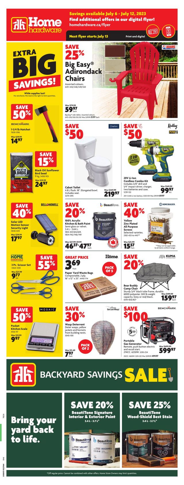 Home Hardware Flyer from 07/06/2023