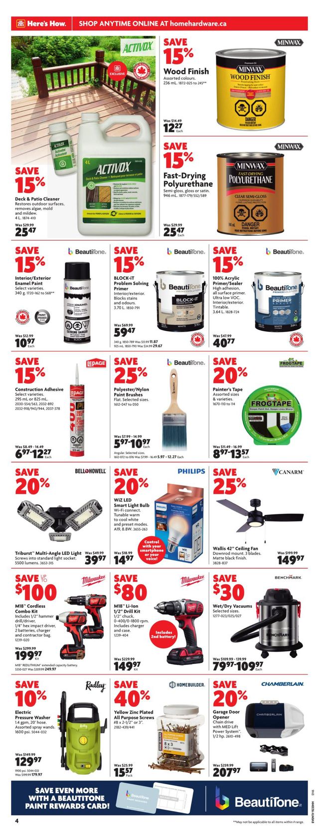 Home Hardware Flyer from 08/17/2023