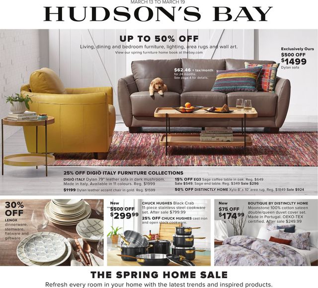 Hudson's Bay Flyer from 03/13/2020
