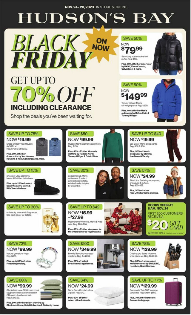 Hudson's Bay Flyer from 11/24/2023