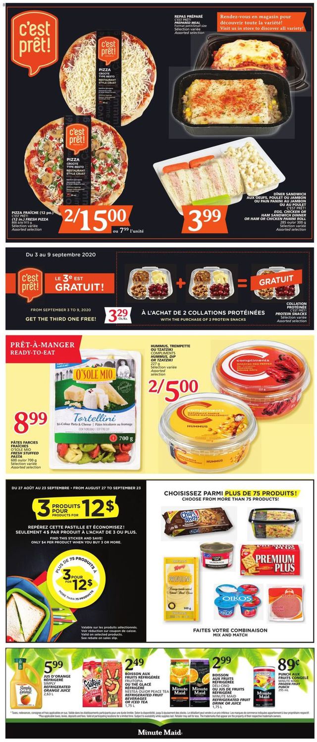 IGA Flyer from 09/03/2020