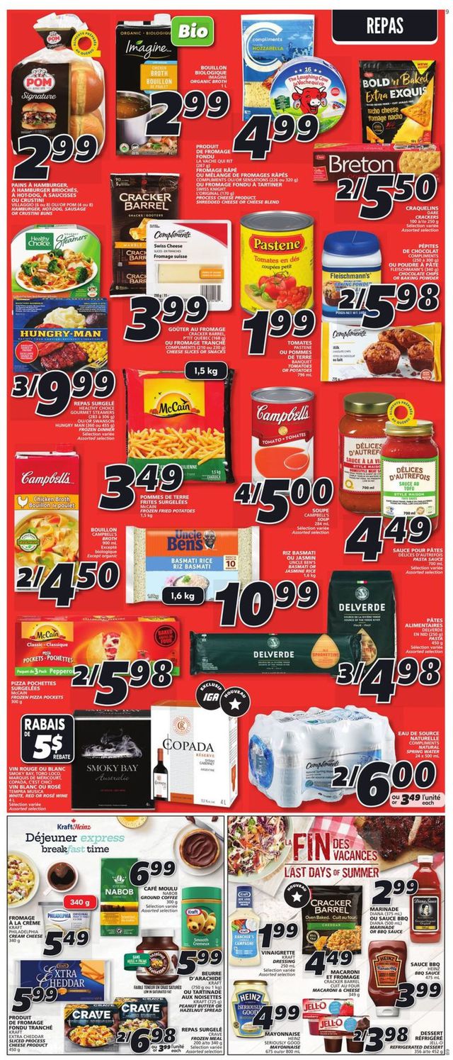 IGA Flyer from 09/24/2020