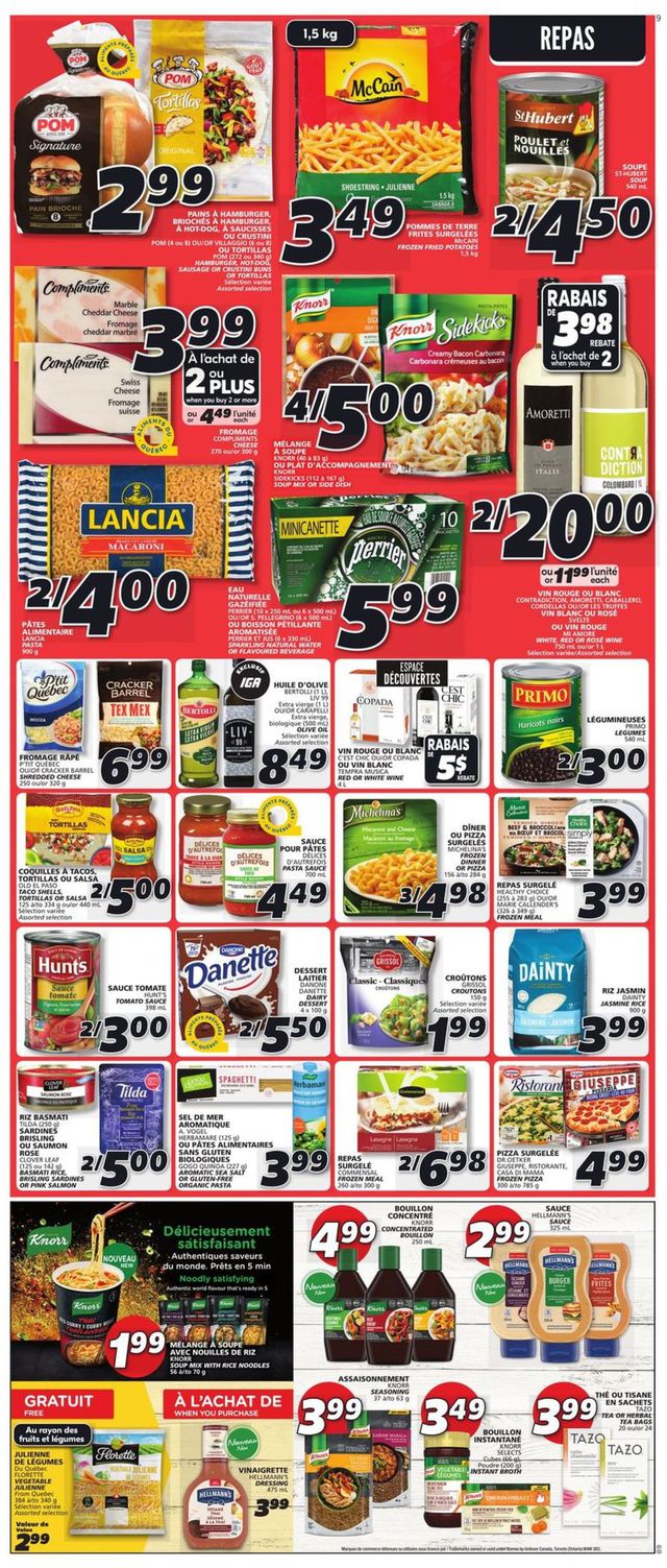 IGA Flyer from 10/15/2020