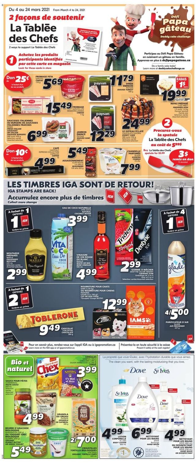 IGA Flyer from 03/18/2021