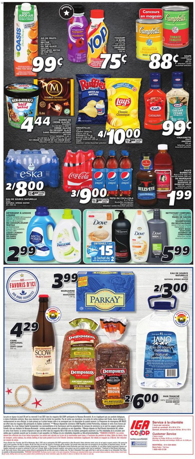 IGA Flyer from 04/29/2021