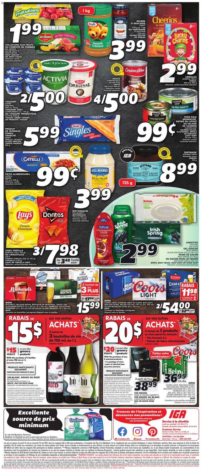 IGA Flyer from 05/13/2021