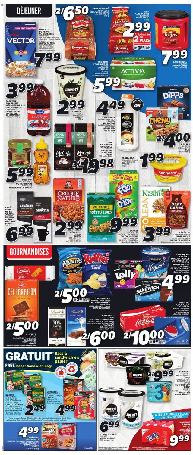 IGA Flyer from 08/12/2021
