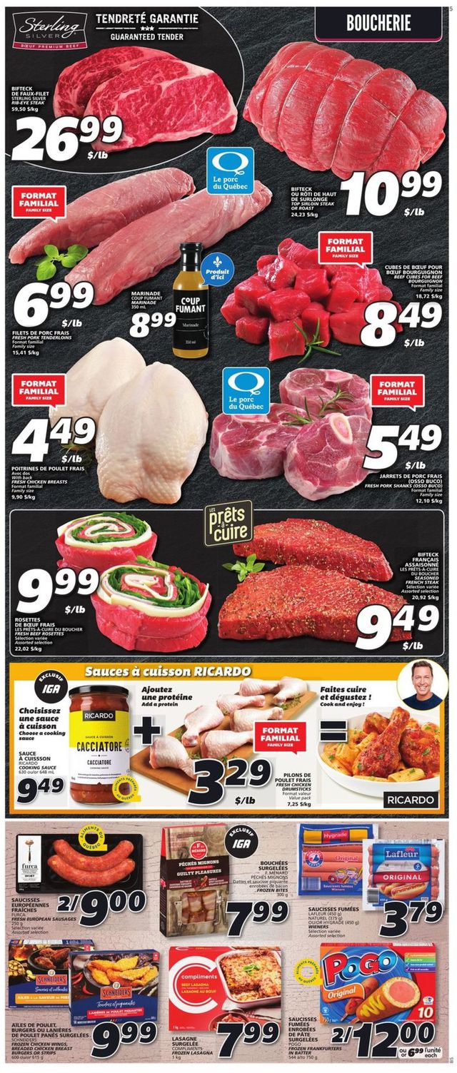 IGA Flyer from 09/09/2021