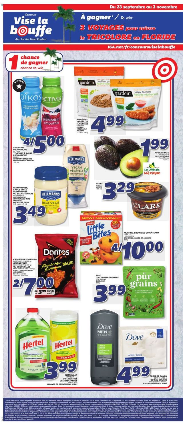 IGA Flyer from 10/07/2021