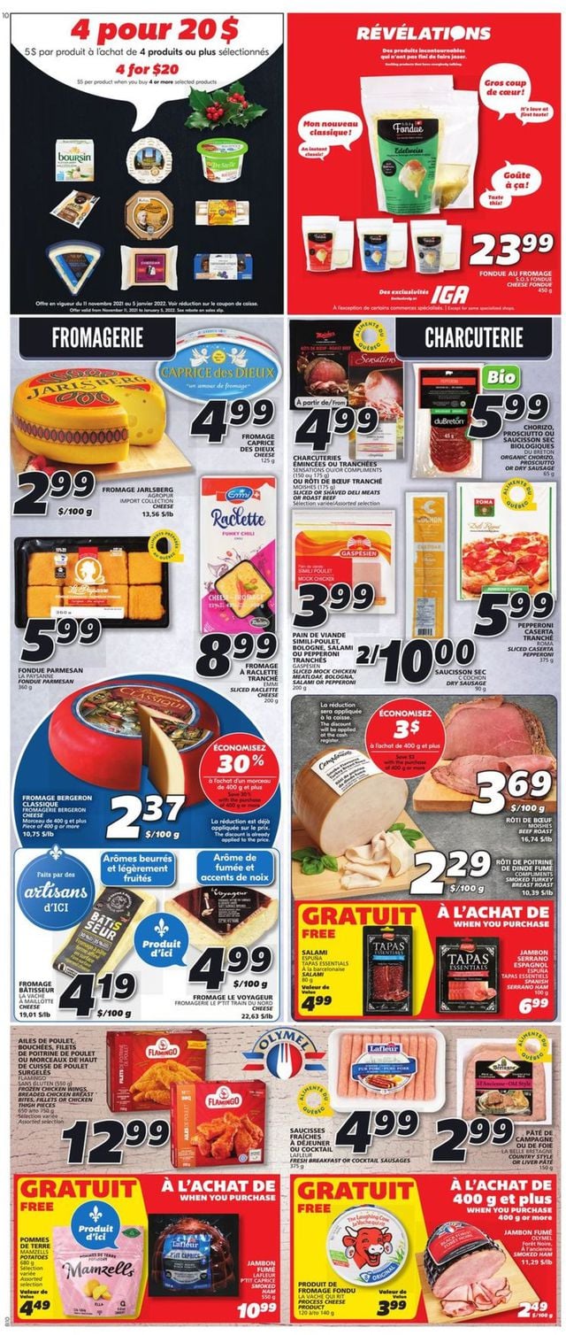 IGA Flyer from 11/25/2021