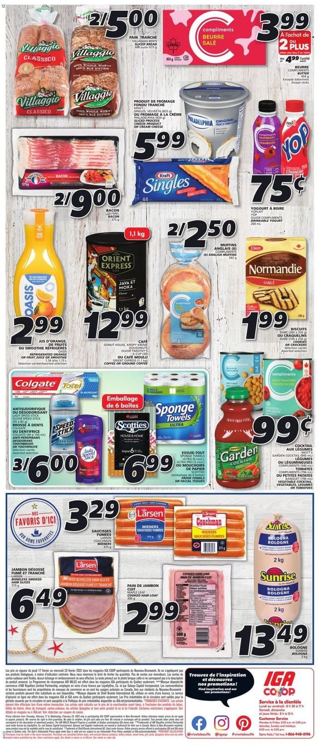 IGA Flyer from 02/17/2022