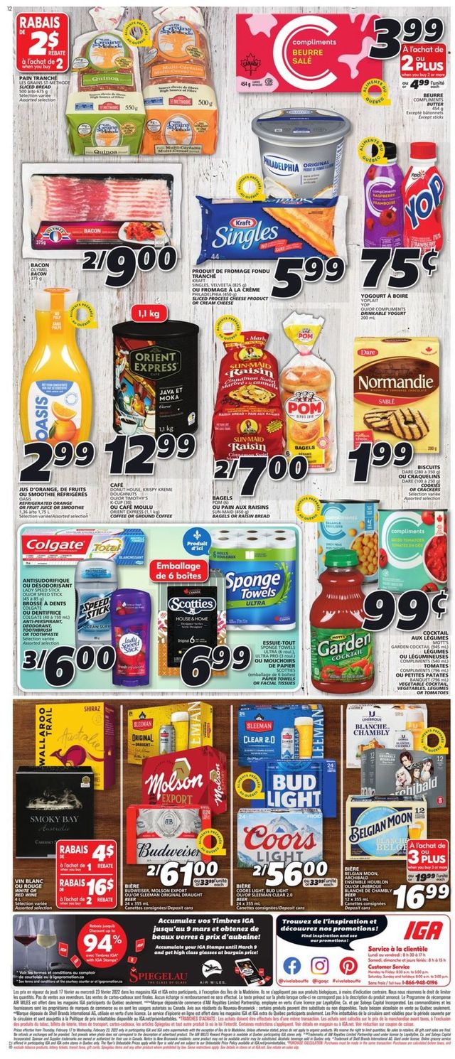 IGA Flyer from 02/17/2022