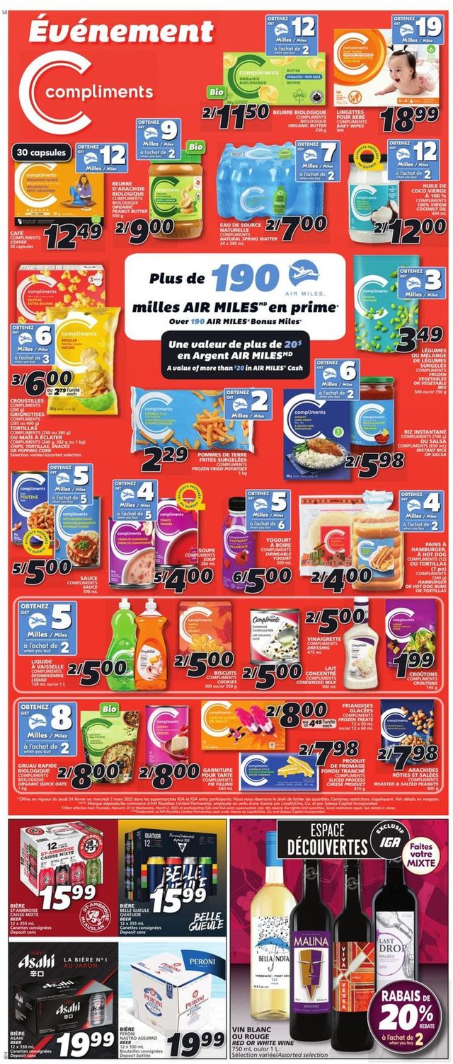 IGA Flyer from 02/24/2022