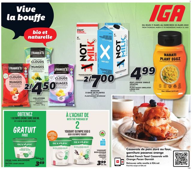 IGA Flyer from 03/17/2022