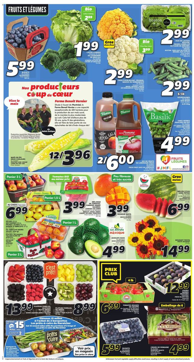 IGA Flyer from 08/04/2022