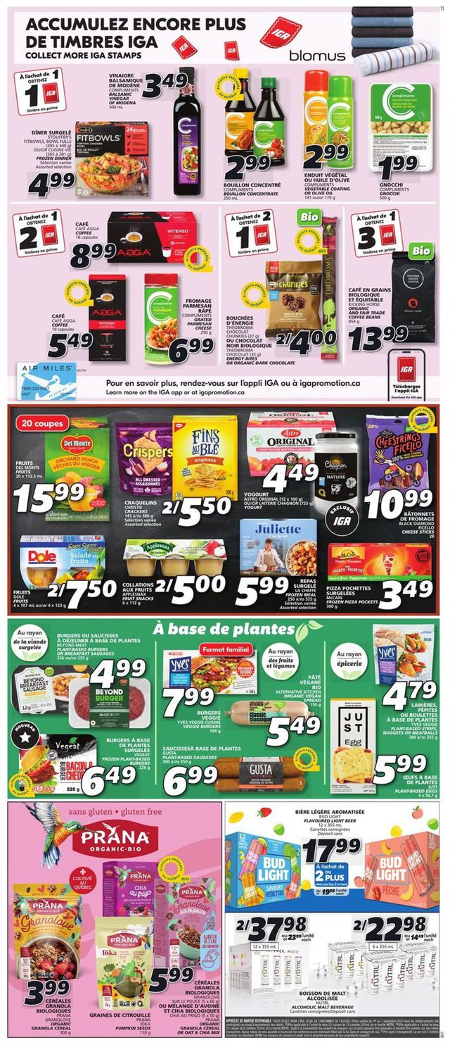 IGA Flyer from 09/01/2022