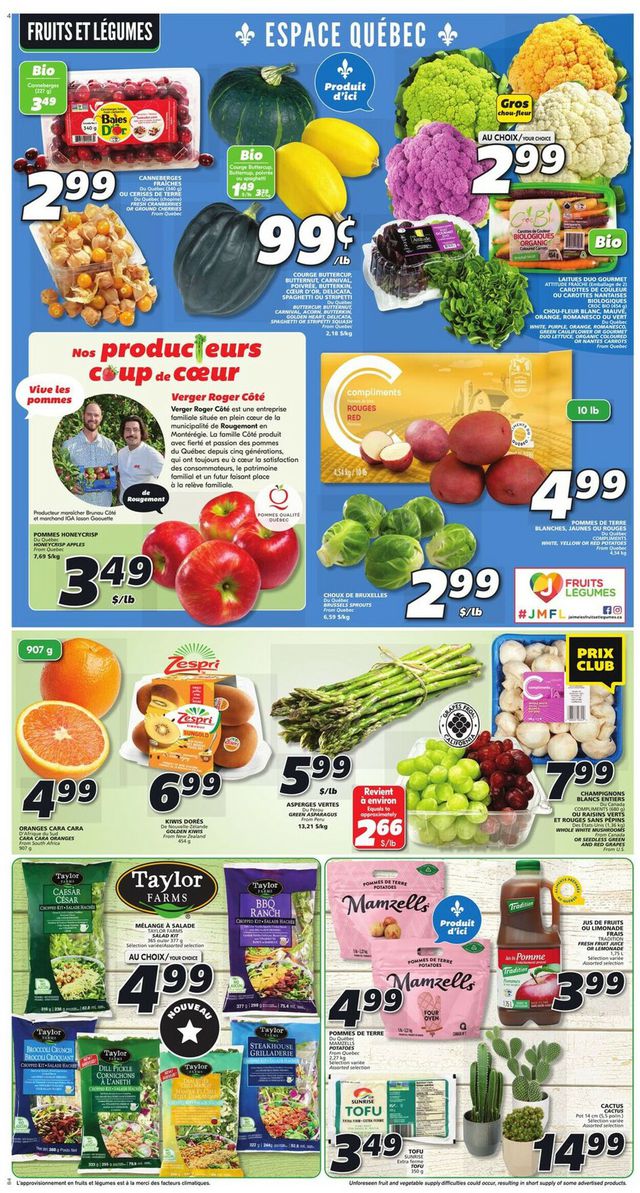 IGA Flyer from 09/29/2022