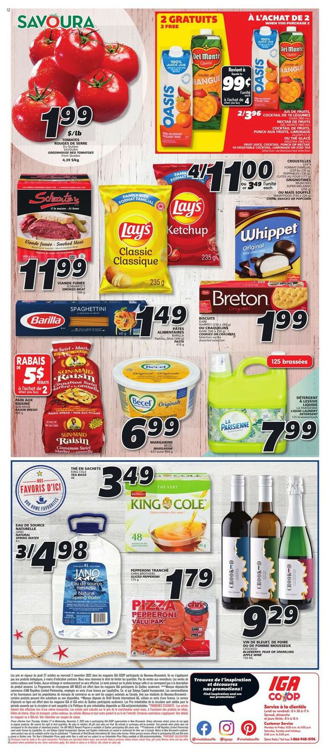 IGA Flyer from 10/27/2022