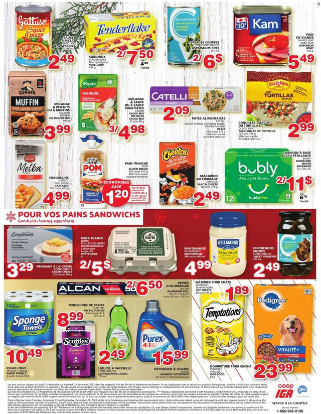 IGA Flyer from 12/15/2022