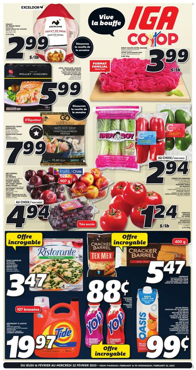 IGA Flyer from 02/16/2023
