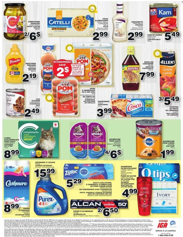 IGA Flyer from 02/16/2023
