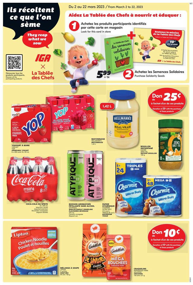 IGA Flyer from 03/02/2023