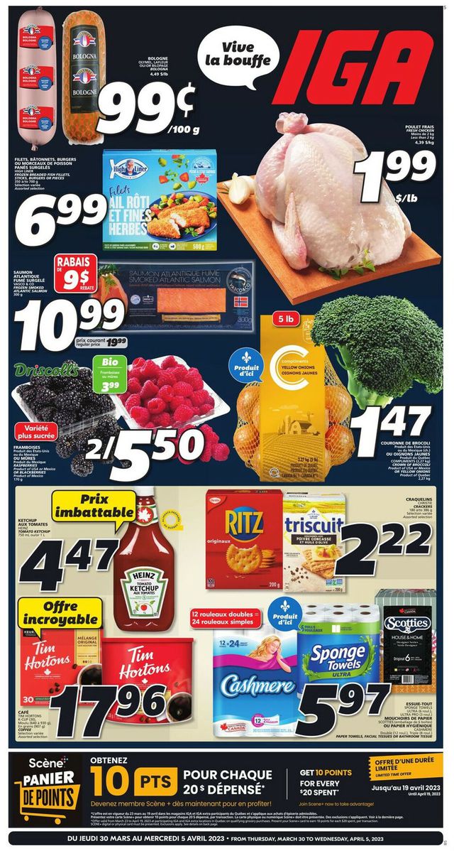 IGA Flyer from 03/30/2023