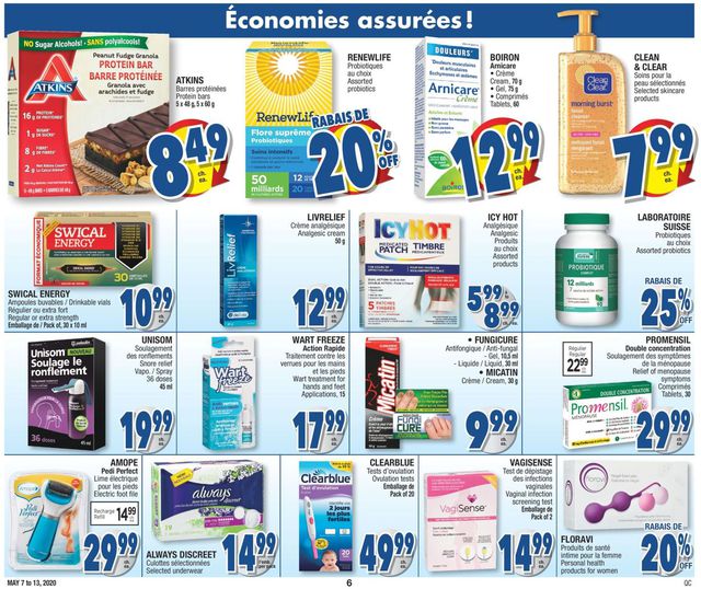 Jean Coutu Flyer from 05/07/2020