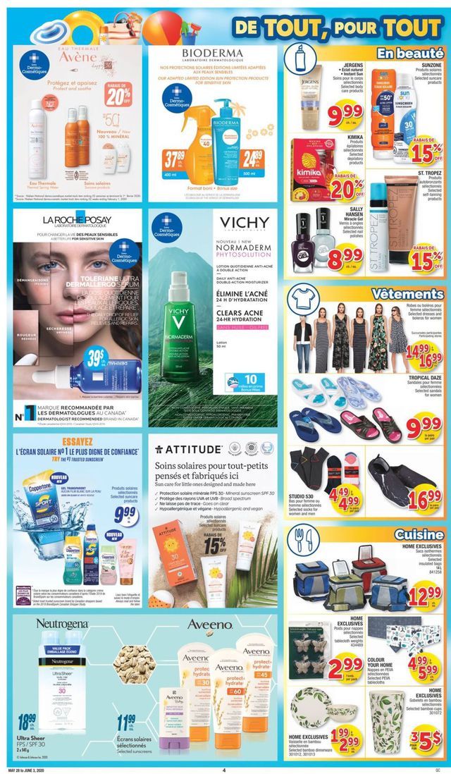 Jean Coutu Flyer from 05/28/2020