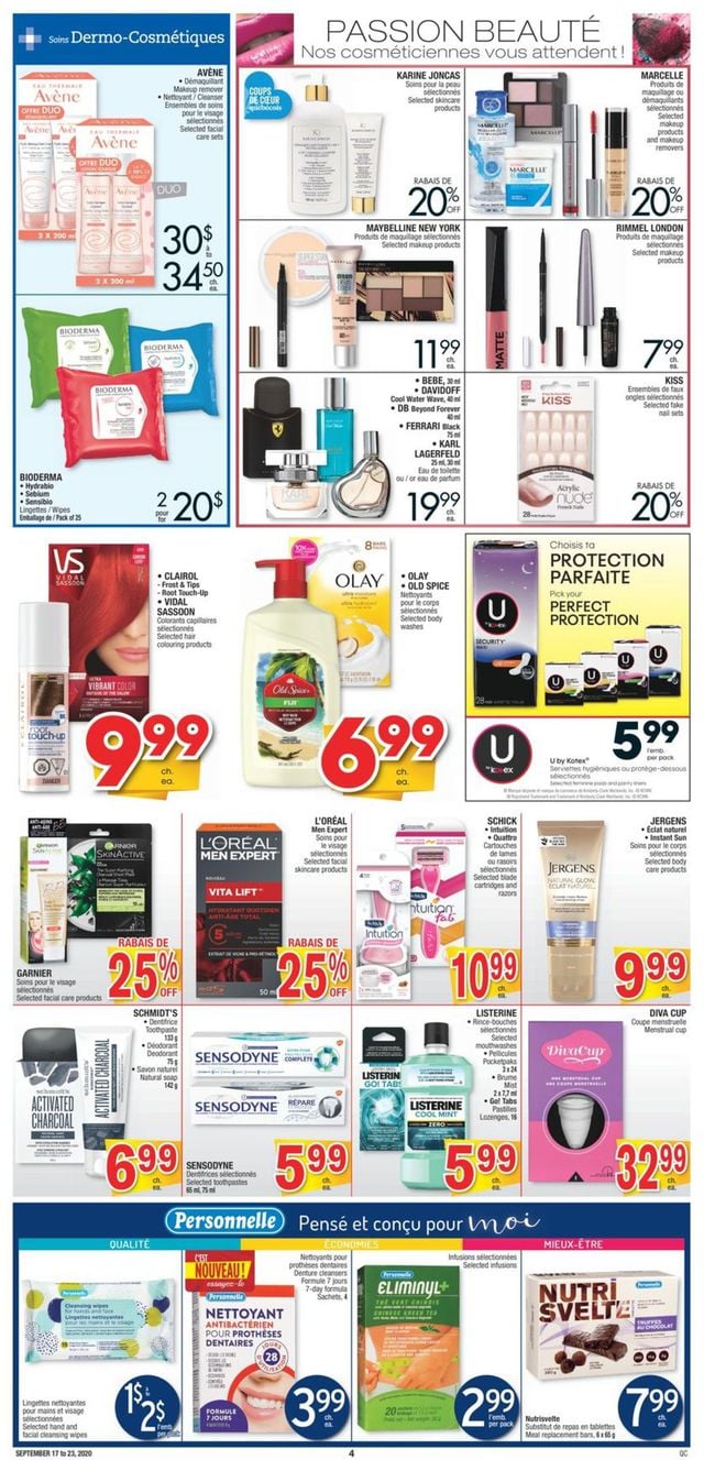 Jean Coutu Flyer from 09/17/2020