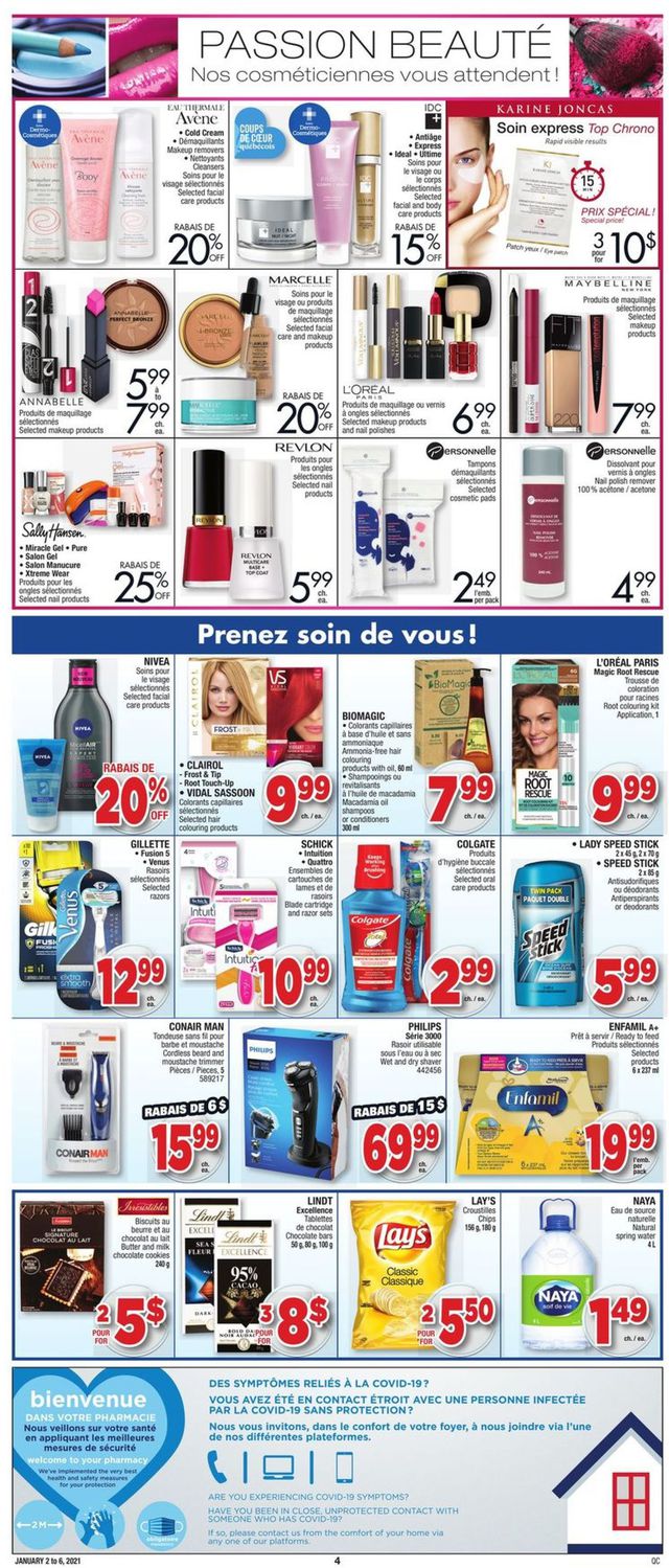Jean Coutu Flyer from 01/02/2021