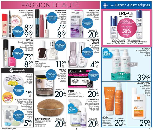 Jean Coutu Flyer from 01/21/2021