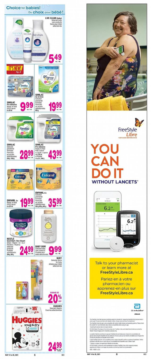 Jean Coutu Flyer from 05/14/2021